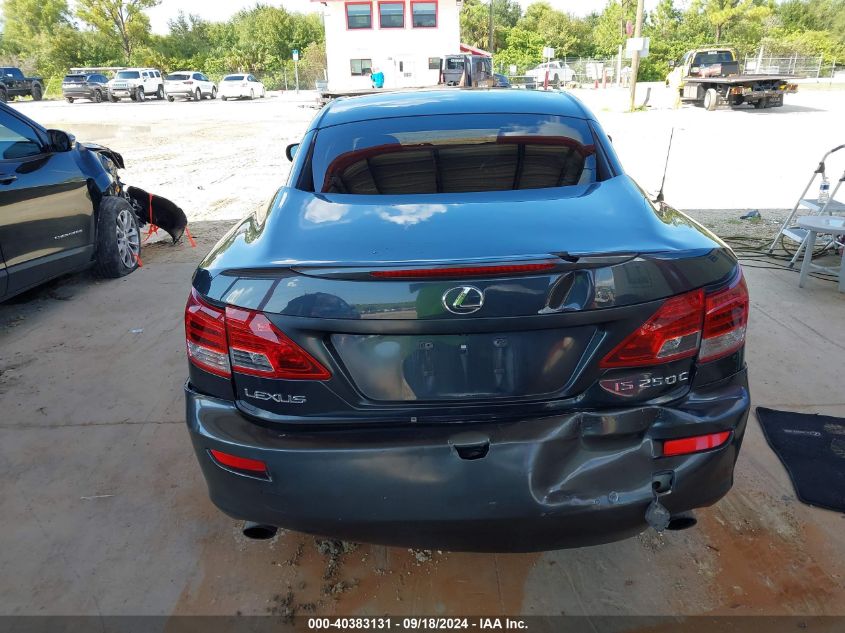 2010 Lexus Is 250C VIN: JTHFF2C29A2500888 Lot: 40383131