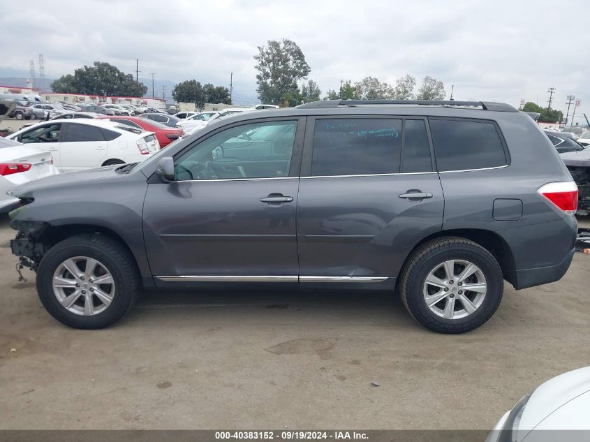 2012 Toyota Highlander Se V6 VIN: 5TDZK3EH6CS061145 Lot: 40383152