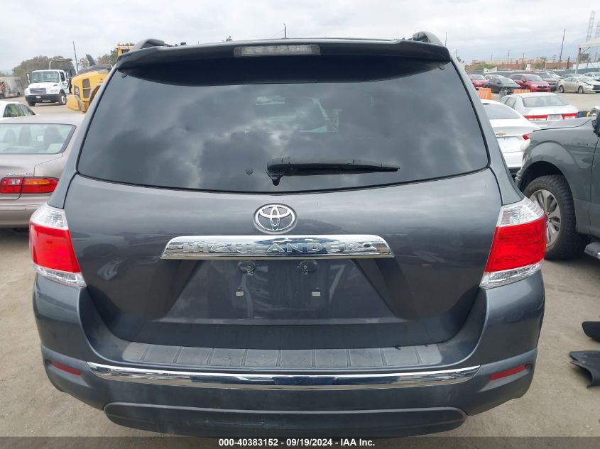 2012 Toyota Highlander Se V6 VIN: 5TDZK3EH6CS061145 Lot: 40383152