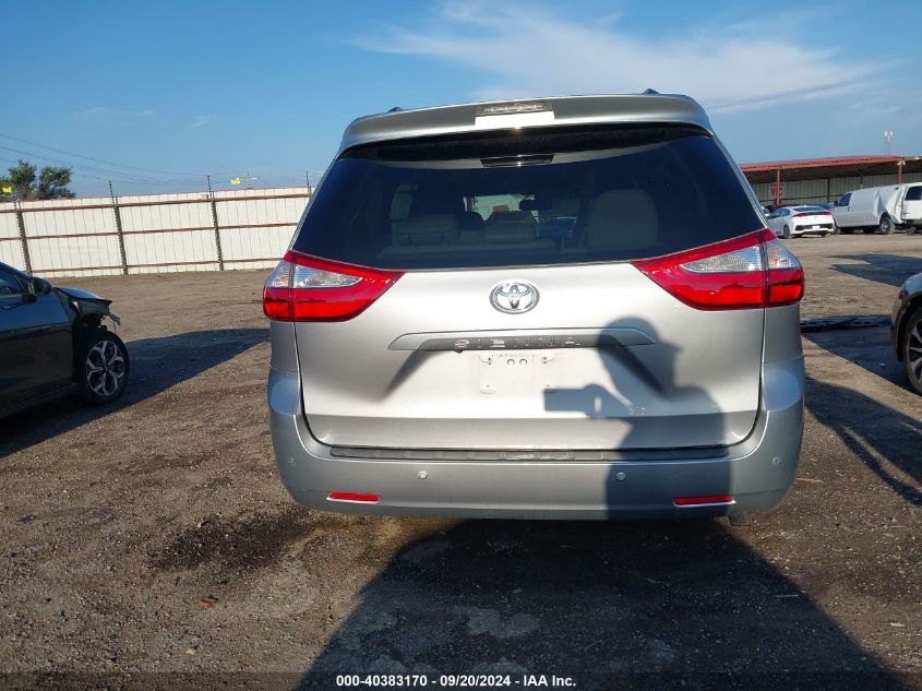 2015 Toyota Sienna Xle Premium 8 Passenger VIN: 5TDYK3DC0FS635664 Lot: 40383170