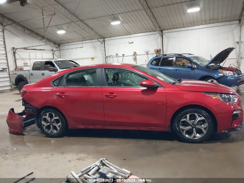 2021 Kia Forte Lxs VIN: 3KPF24AD4ME383371 Lot: 40383173