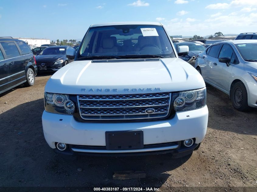 2012 Land Rover Range Rover Supercharged VIN: SALMF1E43CA361375 Lot: 40383187