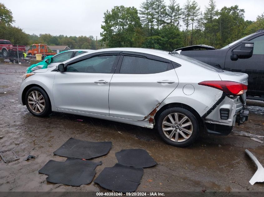 2015 Hyundai Elantra Se VIN: 5NPDH4AE8FH548920 Lot: 40383240