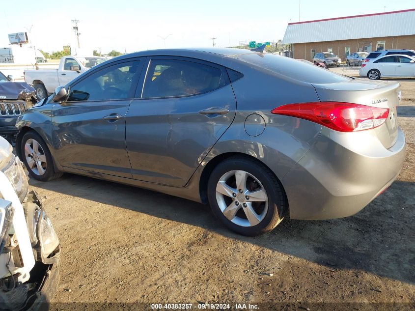 2013 Hyundai Elantra Gls VIN: 5NPDH4AE1DH272139 Lot: 40383257