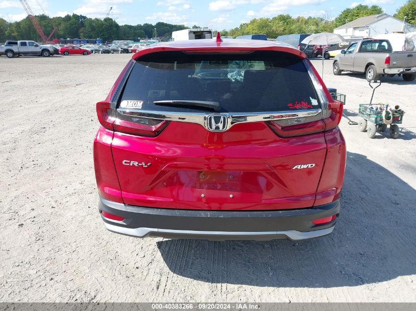 2021 Honda Cr-V Awd Ex-L VIN: 2HKRW2H80MH620531 Lot: 40383266