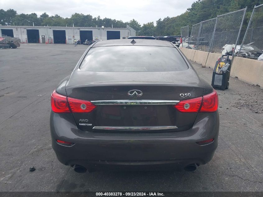 2017 Infiniti Q50 3.0T Premium VIN: JN1EV7AR7HM830429 Lot: 40383278