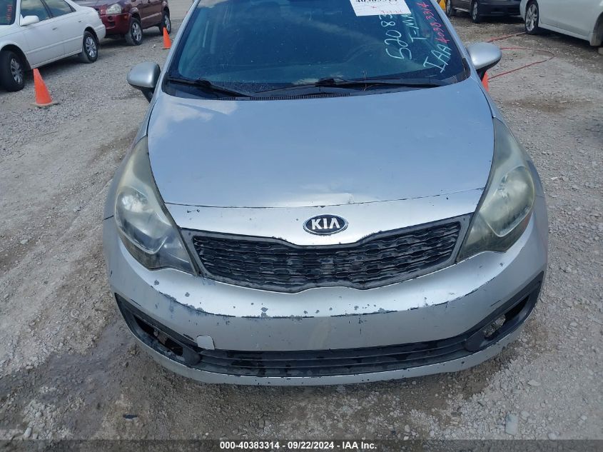 2015 Kia Rio Lx VIN: KNADM4A34F6520839 Lot: 40383314