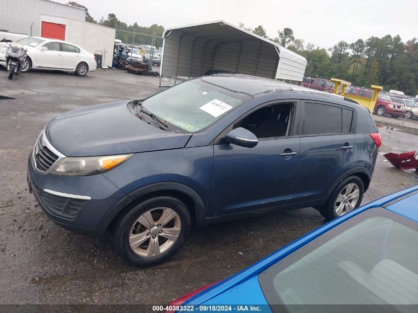 2011 Kia Sportage Lx VIN: KNDPB3A27B7032545 Lot: 40383322