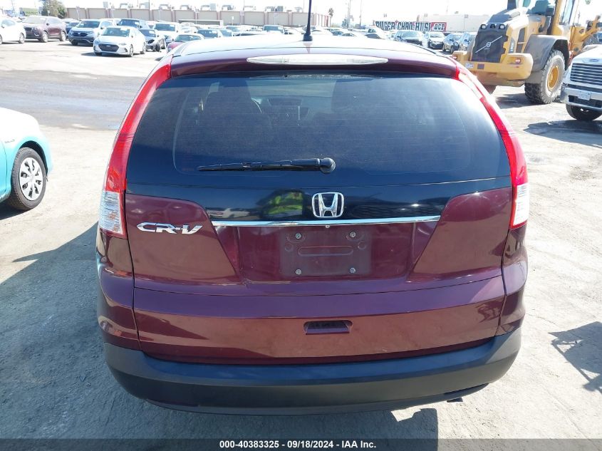 2013 Honda Cr-V Lx VIN: 5J6RM3H36DL038746 Lot: 40383325