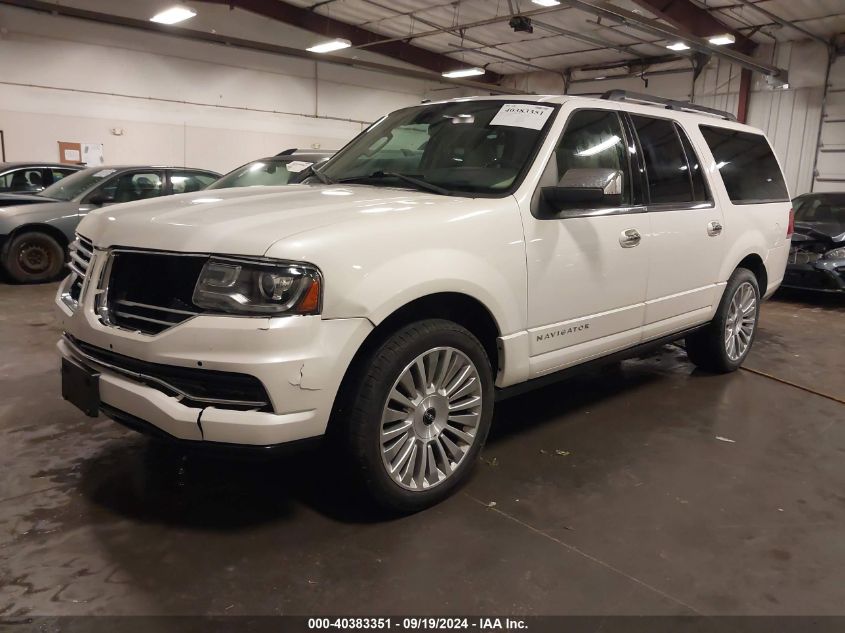 2015 Lincoln Navigator L VIN: 5LMJJ3JT5FEJ04998 Lot: 40383351