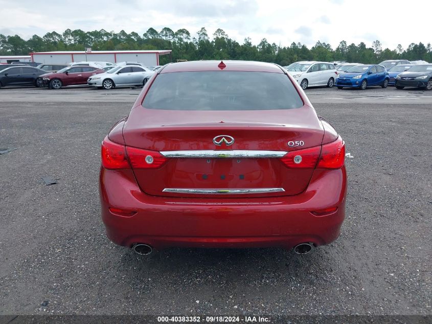 2015 Infiniti Q50 Premium VIN: JN1BV7APXFM336466 Lot: 40383352