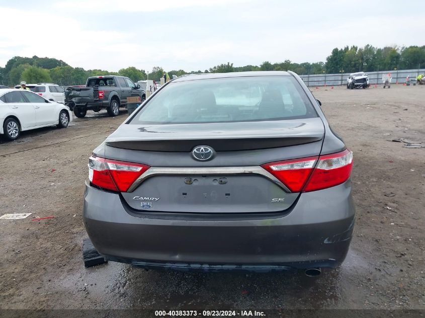 2016 Toyota Camry Se VIN: 4T1BF1FK0GU125939 Lot: 40383373