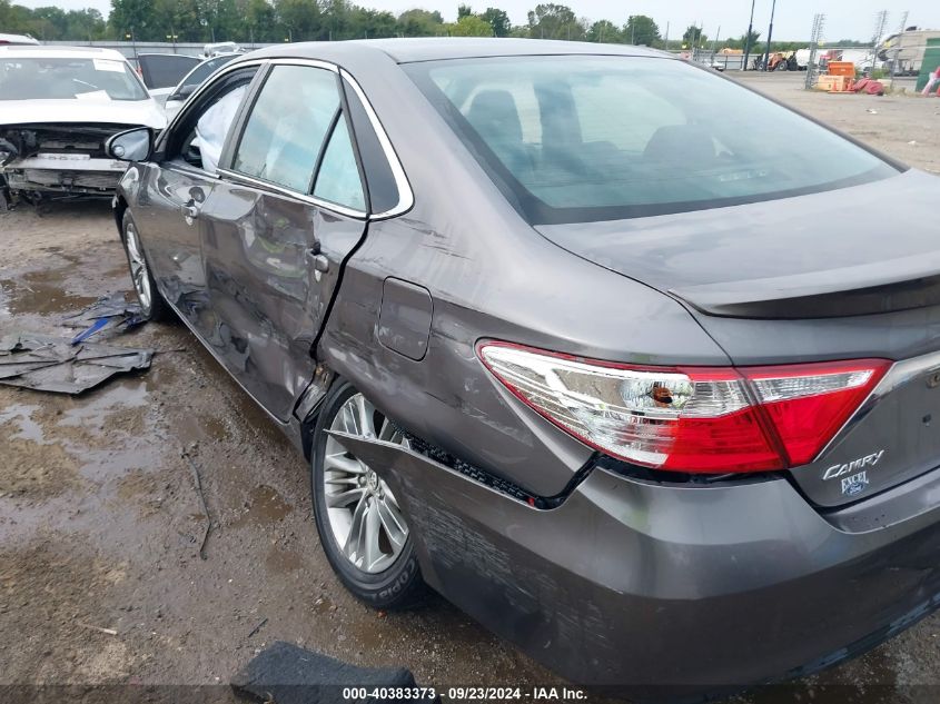 2016 Toyota Camry Se VIN: 4T1BF1FK0GU125939 Lot: 40383373