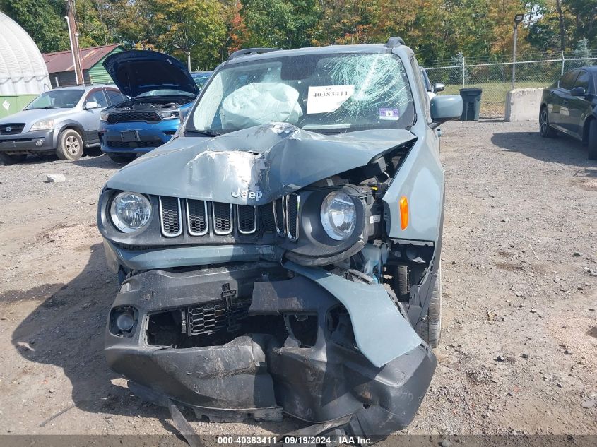 2017 Jeep Renegade Latitude 4X4 VIN: ZACCJBBB7HPF89302 Lot: 40383411