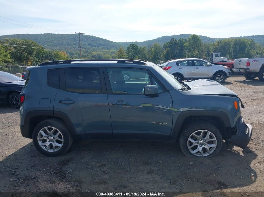 2017 Jeep Renegade Latitude 4X4 VIN: ZACCJBBB7HPF89302 Lot: 40383411