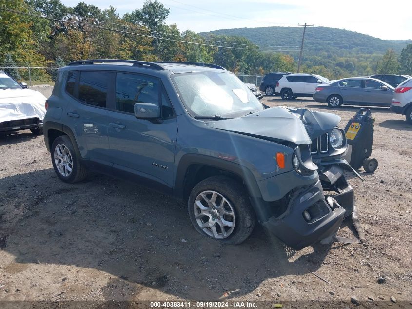 VIN ZACCJBBB7HPF89302 2017 Jeep Renegade, Latitude 4X4 no.1