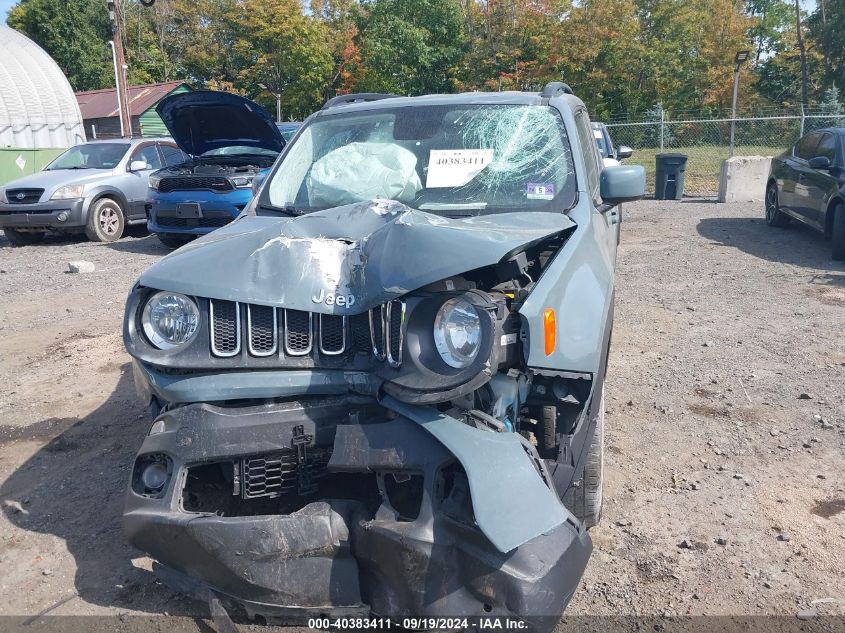 2017 Jeep Renegade Latitude 4X4 VIN: ZACCJBBB7HPF89302 Lot: 40383411