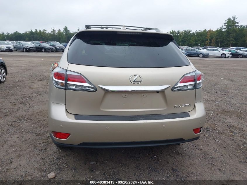 2013 Lexus Rx 350 VIN: 2T2BK1BA6DC161958 Lot: 40383419