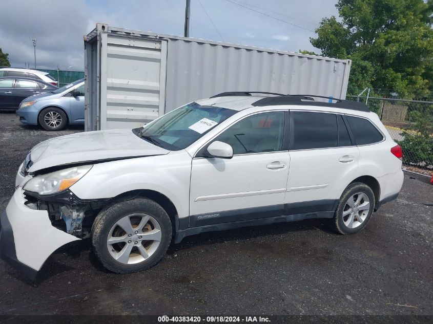 2013 Subaru Outback 2.5I Premium VIN: 4S4BRCCC2D3202716 Lot: 40383420