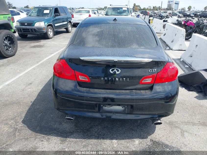 2011 Infiniti G37 Sedan Journey VIN: JN1CV6AP1BM503693 Lot: 40383444