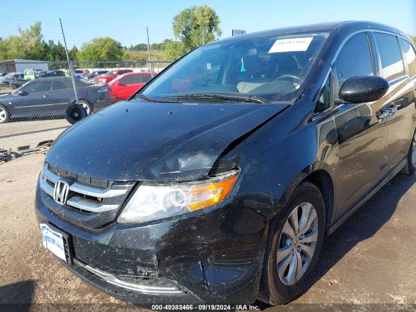 2016 Honda Odyssey Ex-L VIN: 5FNRL5H67GB130227 Lot: 40383466