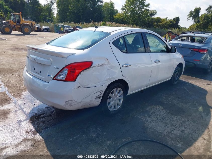 2014 Nissan Versa 1.6 S/1.6 S+/1.6 Sl/1.6 Sv VIN: 3N1CN7AP2EL876939 Lot: 40383502