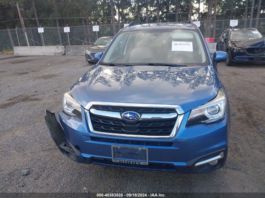 2018 Subaru Forester 2.5I Limited VIN: JF2SJARC7JH434946 Lot: 40383535