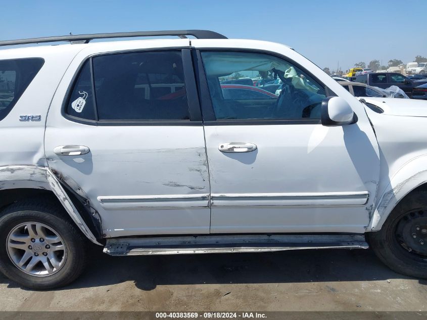 2006 Toyota Sequoia Sr5 V8 VIN: 5TDZT34A26S273921 Lot: 40383569