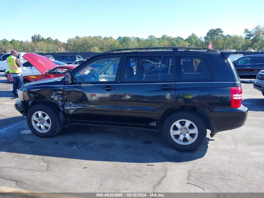 2003 Toyota Highlander Limited V6 VIN: JTEHF21A030132857 Lot: 40383589