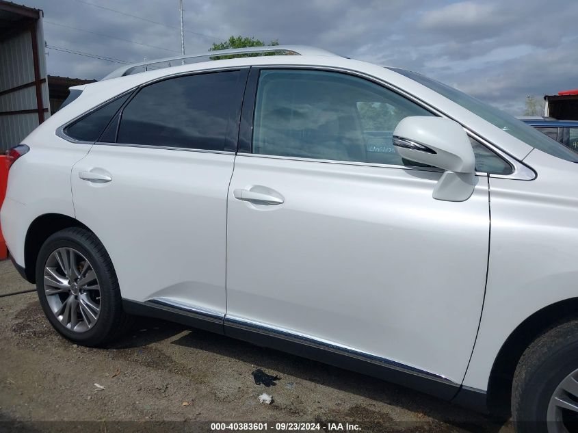 2013 Lexus Rx 350 VIN: 2T2BK1BA4DC208064 Lot: 40383601