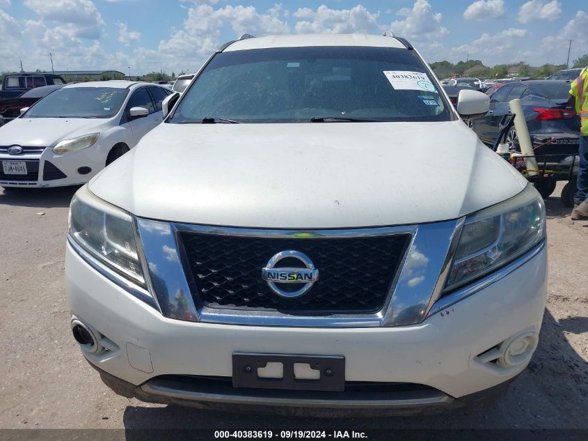 2014 Nissan Pathfinder Sv VIN: 5N1AR2MN8EC694126 Lot: 40383619