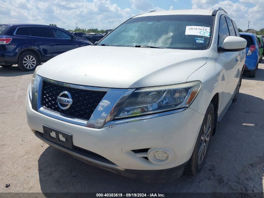 2014 Nissan Pathfinder Sv VIN: 5N1AR2MN8EC694126 Lot: 40383619