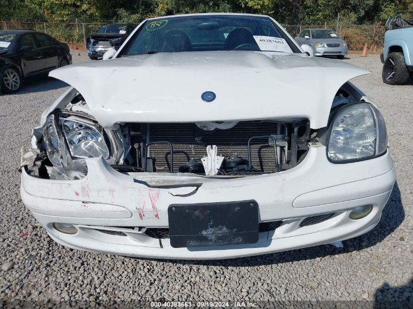 WDBKK65F91F207812 2001 Mercedes-Benz Slk 320