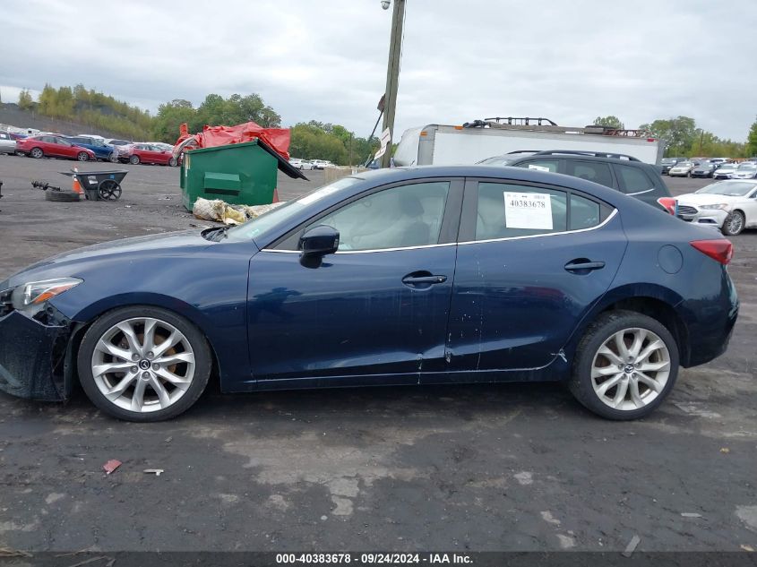 2014 Mazda Mazda3 S Grand Touring VIN: JM1BM1W31E1156621 Lot: 40383678