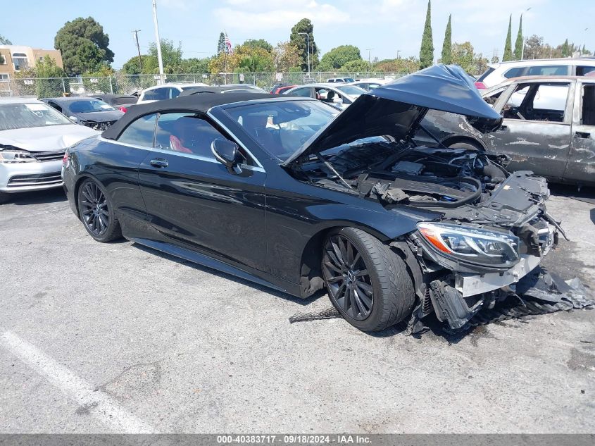 2017 Mercedes-Benz S 550 VIN: WDDXK8CB7HA024330 Lot: 40383717