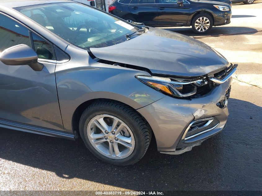 2018 Chevrolet Cruze Lt Auto VIN: 1G1BE5SM8J7187478 Lot: 40383719