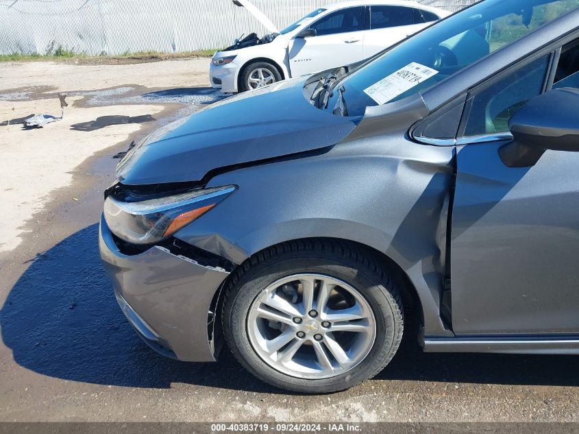 2018 Chevrolet Cruze Lt Auto VIN: 1G1BE5SM8J7187478 Lot: 40383719