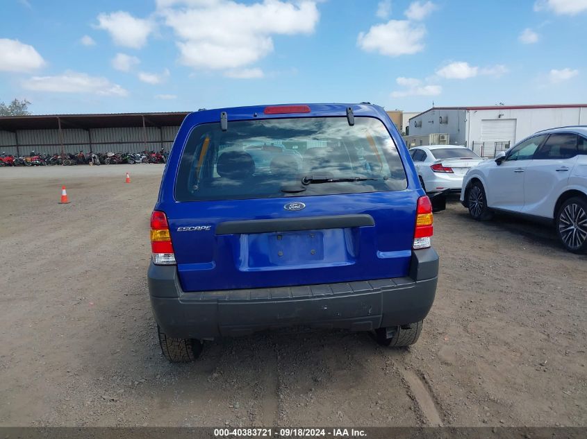 2005 Ford Escape Xls VIN: 1FMYU02Z15KA07310 Lot: 40383721