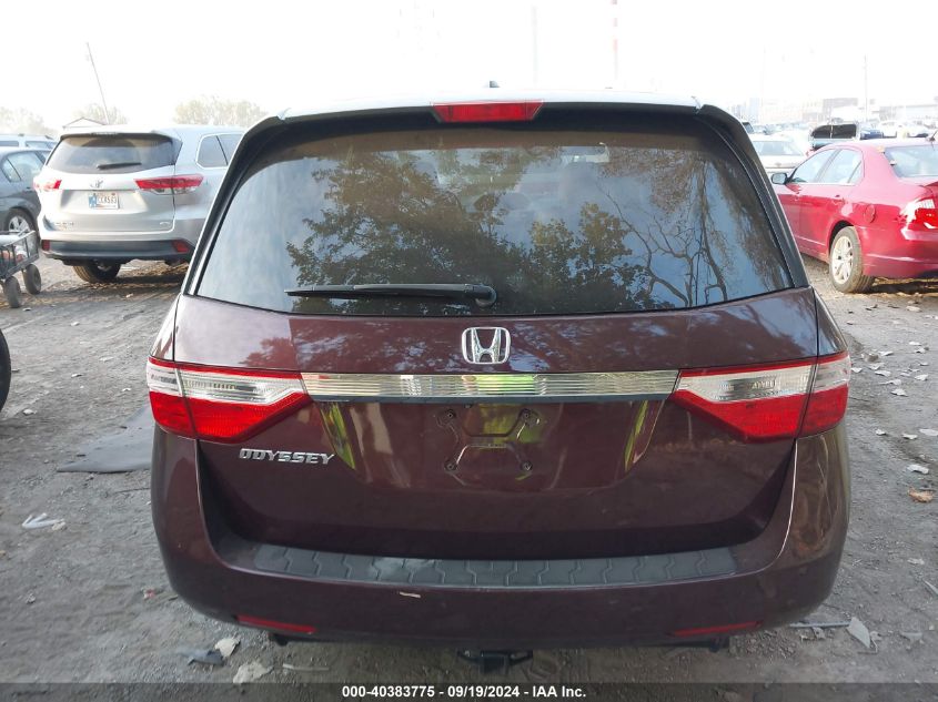 2013 Honda Odyssey Ex-L VIN: 5FNRL5H66DB053202 Lot: 40383775