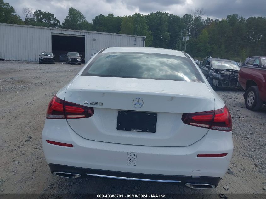 2019 Mercedes-Benz A 220 VIN: WDD3G4EB7KW028491 Lot: 40383791