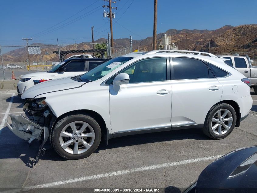 2011 Lexus Rx 350 VIN: 2T2ZK1BAXBC051023 Lot: 40383801