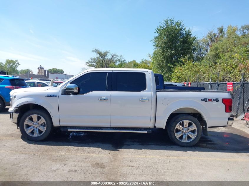 2018 Ford F-150 Lariat VIN: 1FTEW1EG4JKD05703 Lot: 40383802