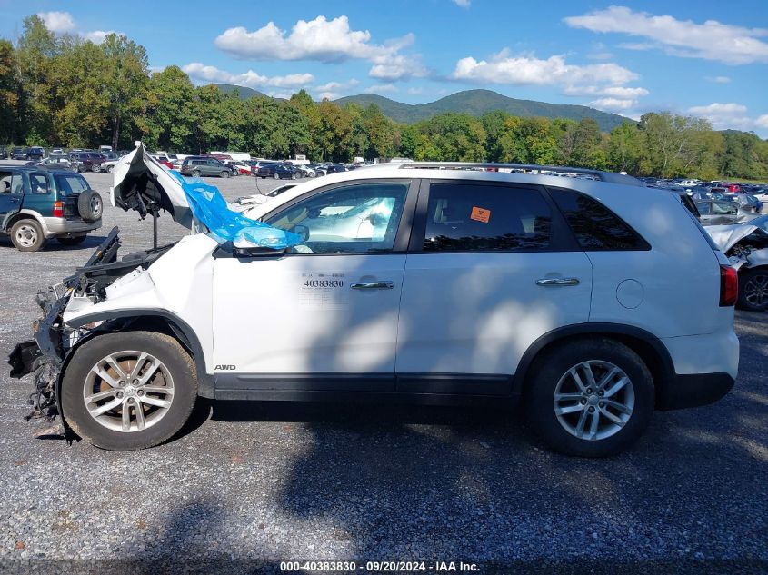 2015 KIA SORENTO LX - 5XYKTDA69FG555378