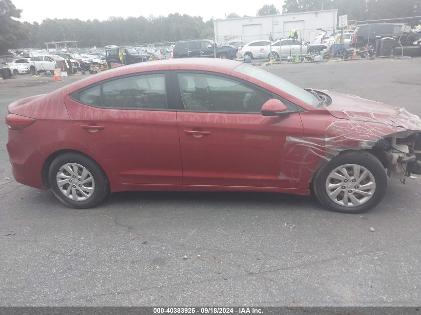 KMHD74LF1HU190718 2017 Hyundai Elantra Se