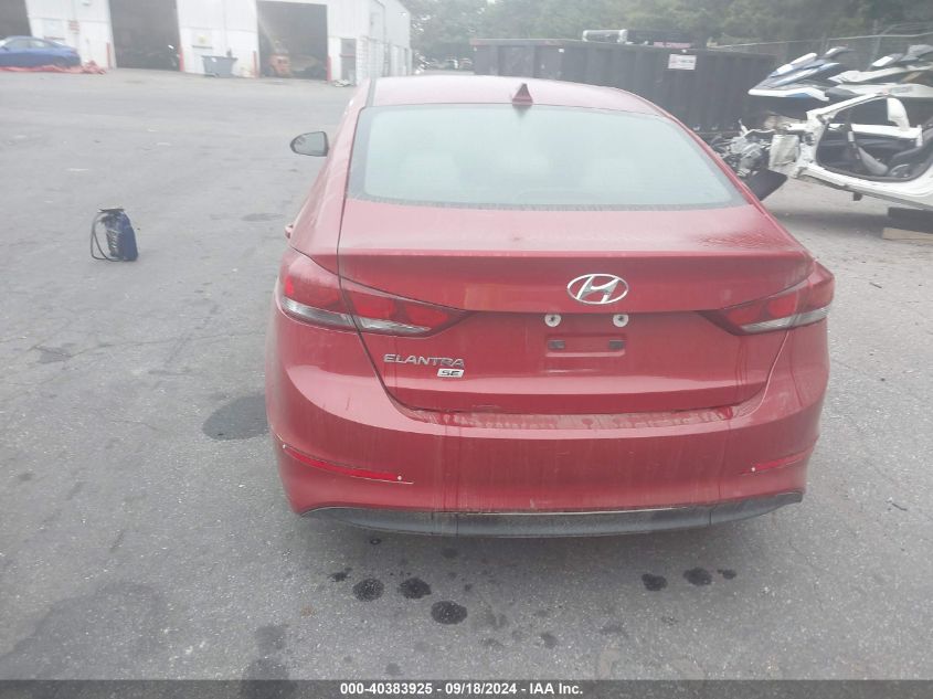 2017 Hyundai Elantra Se VIN: KMHD74LF1HU190718 Lot: 40383925