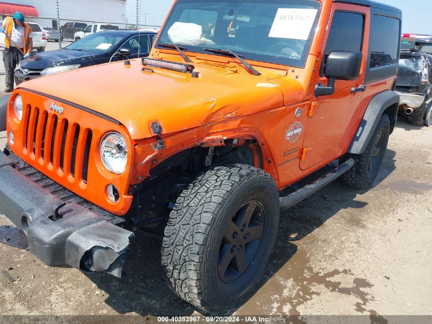 2015 Jeep Wrangler Sport VIN: 1C4AJWAG3FL645510 Lot: 40383967