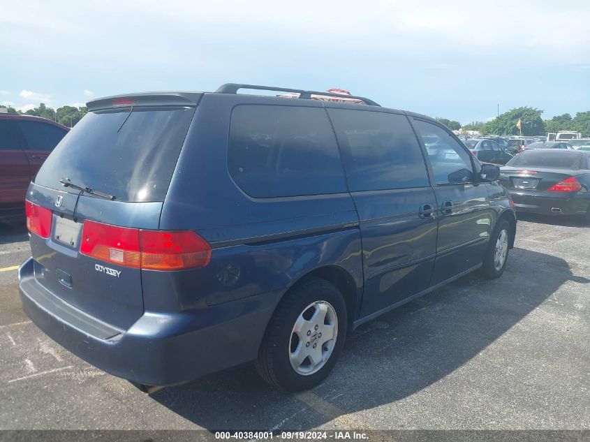 2000 Honda Odyssey Ex VIN: 2HKRL1862YH520471 Lot: 40384001