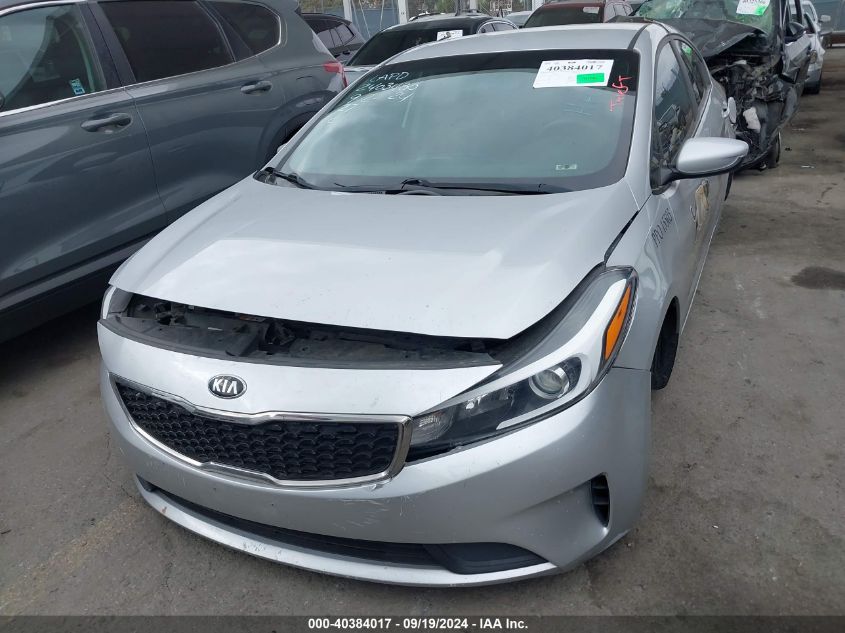 2018 Kia Forte Lx VIN: 3KPFL4A70JE255664 Lot: 40384017