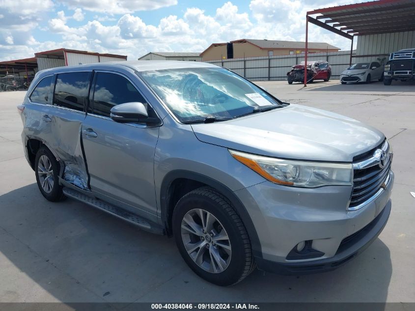 2016 TOYOTA HIGHLANDER LE PLUS V6 - 5TDZKRFH2GS141243