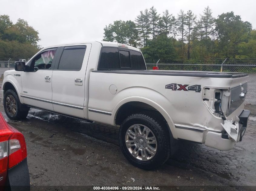 2013 Ford F-150 Platinum VIN: 1FTFW1ET2DFC61019 Lot: 40384096